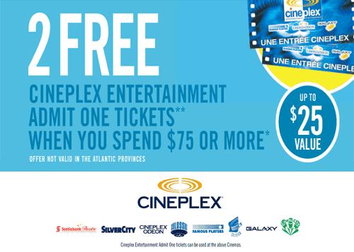 Cineplex Movie Tickets