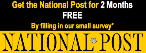 Free National Post Subscription