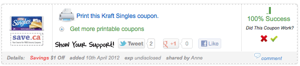 example printable coupon