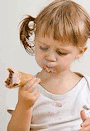 Kids eating ice cream