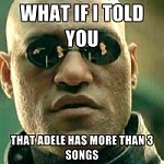 Adele in the Matrix