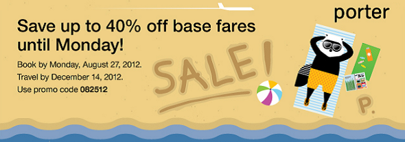 Up to 40% off base fares