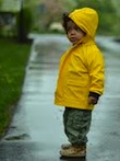 Yellow raincoat