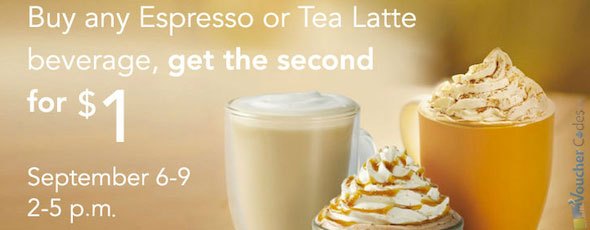 Starbucks Latte Promo