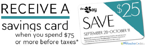 The Bay Savings card
