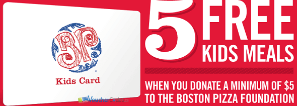 Boston Pizza Offer