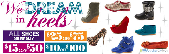 Up to $40 off Shoes at Charlotte Russe