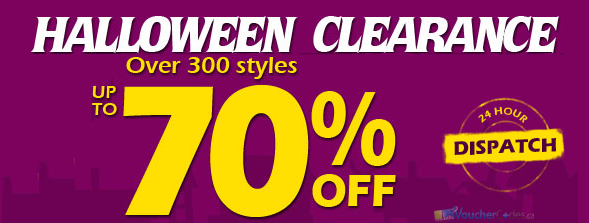 Save up to 70% off Halloween clearance at Milanoo