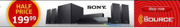 50% off a Sony Home Theater kit at The Source