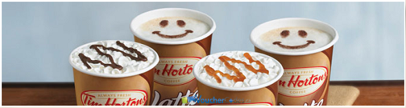 Special of Coffee at Tim Hortons
