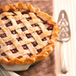 Cranberry Cherry Lattice Pie