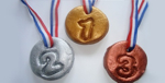 Make olympic medals at home for kids