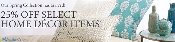 25% off select home decor items at Chapters Indigo