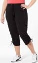 Straight Leg Runched-up Cargo Pant