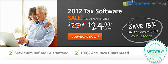 15% Off Exclusive on H&R Block Tax Software 2012