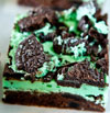 Oreo Mint Brownies