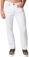 Mens Evan Basic White Jeans