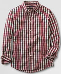 Men's Long-Sleeved Twill Shirt