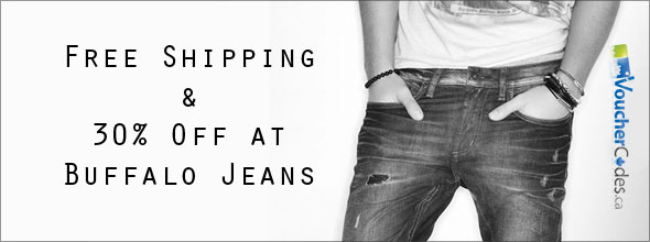Save 30% and Get Free Shipping at Buffalo Jeans