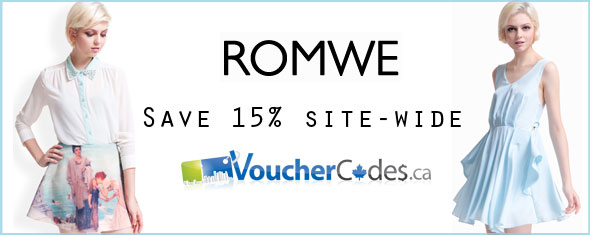 Romwe 15% VC Exclusive