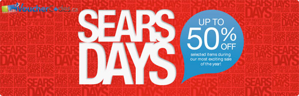 Sears Days Up to 50% Off