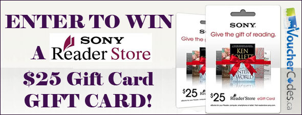 Sony Reader Store Gift Card Give Away