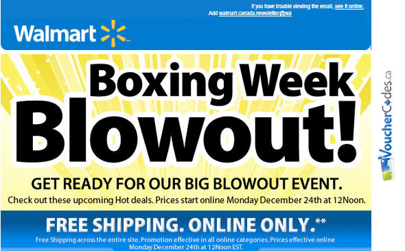 Walmart Boxing Week Sale