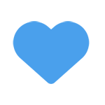 Valentine's Blue Heart